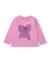 T-shirt à manches courtes fille en jersey avec motif nœud Rose 2 - vertbaudet enfant 