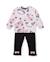 Ensemble fille en molleton avec sweat panda et legging à nœuds Blanc 2 - vertbaudet enfant 