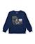 Sweat garçon en maille avec imprimé urbain et zip latéral Bleu 1 - vertbaudet enfant 