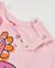 T-shirt fille en jersey doux à imprimé dinosaures Rose 3 - vertbaudet enfant 