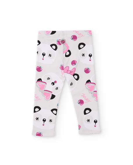 Ensemble fille en molleton avec sweat à capuche et legging assorti Violet 5 - vertbaudet enfant 
