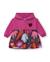Robe bébé fille à capuche et imprimé floral en tissu léger Violet 1 - vertbaudet enfant 