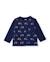 T-shirt à manches longues garçon en jersey à imprimé ludique Bleu 1 - vertbaudet enfant 