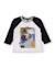 T-shirt bébé garçon manches longues en jersey à imprimé graphique Blanc 1 - vertbaudet enfant 
