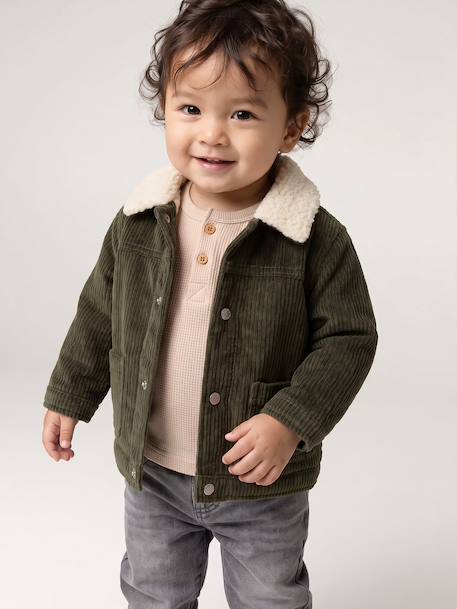 Veste bébé garçon kaki 6 - vertbaudet enfant 