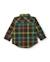 Chemise garçon en tissu motif tartan et double poche Marron 3 - vertbaudet enfant 