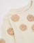 T-shirt de fille en maille avec appliques florales et manches longues Blanc 3 - vertbaudet enfant 