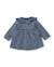 Robe en jean fille à imprimé cœurs et matière douce Bleu 3 - vertbaudet enfant 