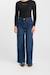 Pantalon loose, large en jeans lexygi Middle blue 1 - vertbaudet enfant 