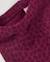 Pantalon fille en molleton imprimé léopard au toucher doux Rouge 4 - vertbaudet enfant 