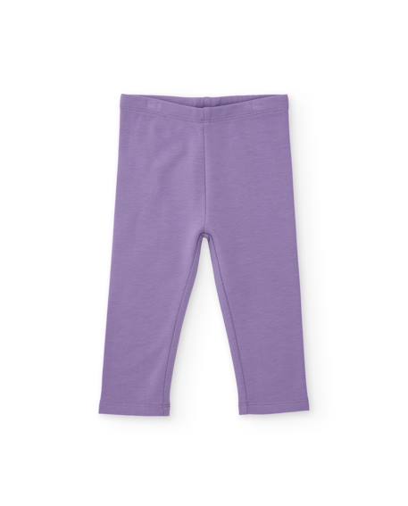 Ensemble en maille pour fille avec t-shirt imprimé et legging assorti Blanc 3 - vertbaudet enfant 