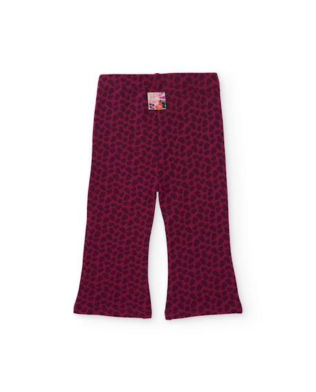 Ensemble fille en molleton avec sweat girafe et pantalon assorti Rose 6 - vertbaudet enfant 