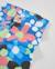 Legging fille en molleton à imprimé floral et taille élastique Bleu 3 - vertbaudet enfant 