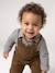 Ensemble salopette chemise bébé garçon olive 10 - vertbaudet enfant 