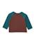 T-shirt bébé garçon en jersey à motif ours et manches longues Marron 2 - vertbaudet enfant 