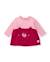 Robe en peluche pour bébé avec ours brodé Rouge 1 - vertbaudet enfant 