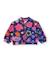 Ensemble fille en molleton avec veste zippée imprimée et pantalon Bleu 2 - vertbaudet enfant 