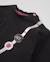 T-shirt bébé fille à manches longues en jersey motif sac bandoulière Noir 3 - vertbaudet enfant 