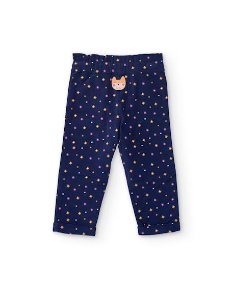 Ensemble pour bébé avec t-shirt en maille et pantalon à pois en tissu plat Blanc 5 - vertbaudet enfant 