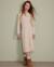 Robe midi de fille en tricot à côtes avec manches longues Beige 1 - vertbaudet enfant 