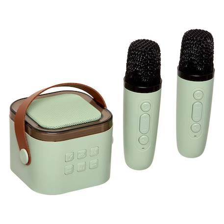 Set karaoké enceinte et micros - kara Rose+Vert 6 - vertbaudet enfant 