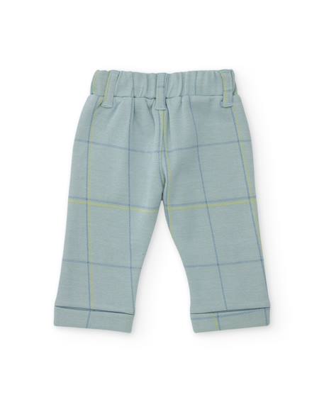 Ensemble bébé en molleton avec imprimé dinosaures Bleu 5 - vertbaudet enfant 