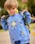 Sweat en molleton bébé garçon motif vespa tissu doux et chaud Bleu 1 - vertbaudet enfant 