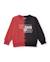 Sweat garçon en molleton avec imprimé frontal et couleurs contrastantes Rouge 2 - vertbaudet enfant 