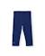 Legging fille en maille avec taille élastique et tissu doux Bleu 1 - vertbaudet enfant 