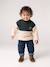 Pantalon battle bébé en denim denim brut 1 - vertbaudet enfant 