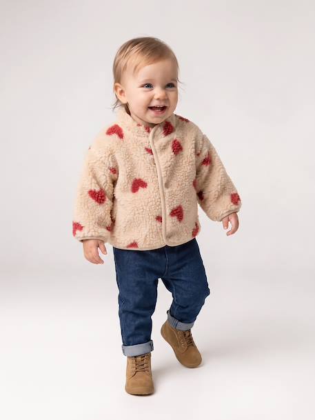 Blouson bébé fille beige 1 - vertbaudet enfant 