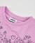 T-shirt fille en maille avec imprimé floral Violet 3 - vertbaudet enfant 