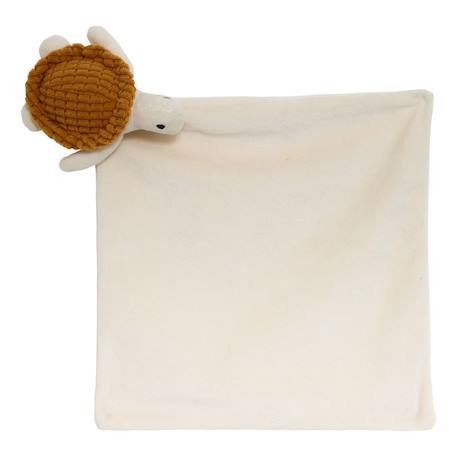 Doudou bébé carré tortue - noa Beige 2 - vertbaudet enfant 