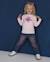 Jean bébé fille coupe droite et taille ajustable Bleu 1 - vertbaudet enfant 