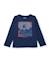 T-shirt garçon en maille avec imprimé d'aventure Bleu 1 - vertbaudet enfant 