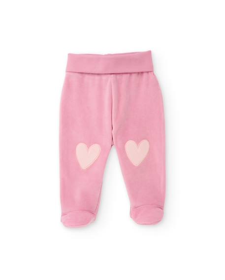 Ensemble en maille pour bébé avec t-shirt dinosaure Rose 4 - vertbaudet enfant 