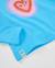 T-shirt fille en jersey à motif cœur et manches longues Bleu 4 - vertbaudet enfant 