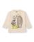 T-shirt garçon en jersey à motif animaux et manches longues Blanc 1 - vertbaudet enfant 