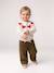 Pull jacquard bébé fille beige chiné+parme 8 - vertbaudet enfant 