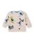 Sweat en molleton pour garçon avec imprimé ski Blanc 1 - vertbaudet enfant 