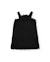 Robe fille avec texture plumage et bretelles Noir 2 - vertbaudet enfant 
