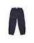 Pantalon cargo garçon en coton avec taille élastique et bas ajustés Bleu 1 - vertbaudet enfant 