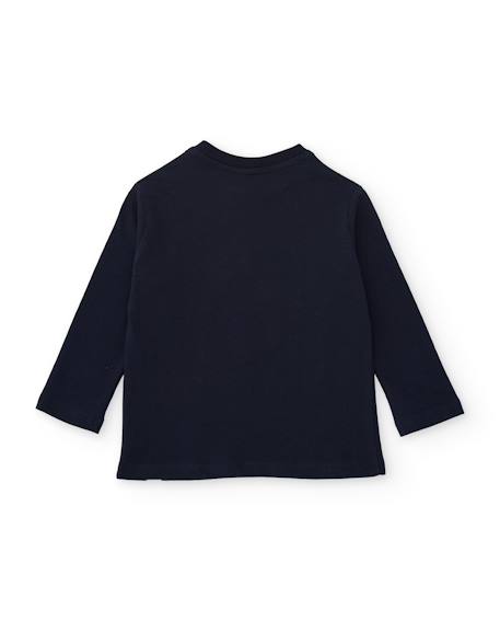 T-shirt en maille pour garçon avec imprimé jurassique Bleu 2 - vertbaudet enfant 
