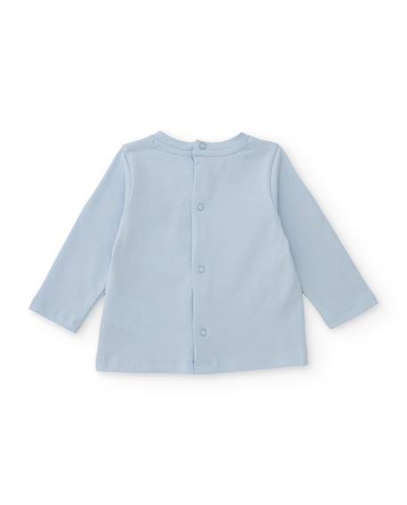 Ensemble bébé en molleton avec imprimé dinosaures Bleu 3 - vertbaudet enfant 