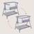 Lit cododo berceau 3en1 luna réglable en hauteur et inclinaison avec matelas Beige sand+Beige taupe+Grey concrete 16 - vertbaudet enfant 