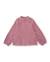 Blouse fille en tissu plat avec col plissé et volants Rose 1 - vertbaudet enfant 