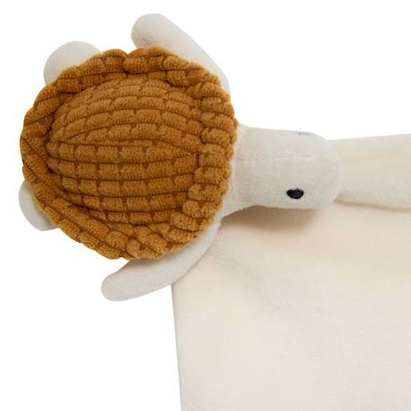 Doudou bébé carré tortue - noa Beige 3 - vertbaudet enfant 
