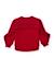 Sweat pour fille en molleton avec imprimé floral et volants décoratifs Rouge 2 - vertbaudet enfant 