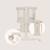 Lit cododo berceau 3en1 jodie réglable en hauteur et inclinaison avec matelas haute densité Beige cream+Beige taupe+Green graphite 5 - vertbaudet enfant 