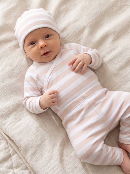 Ensemble 4 pièces bébé mixte beige chiné 3 - vertbaudet enfant 
